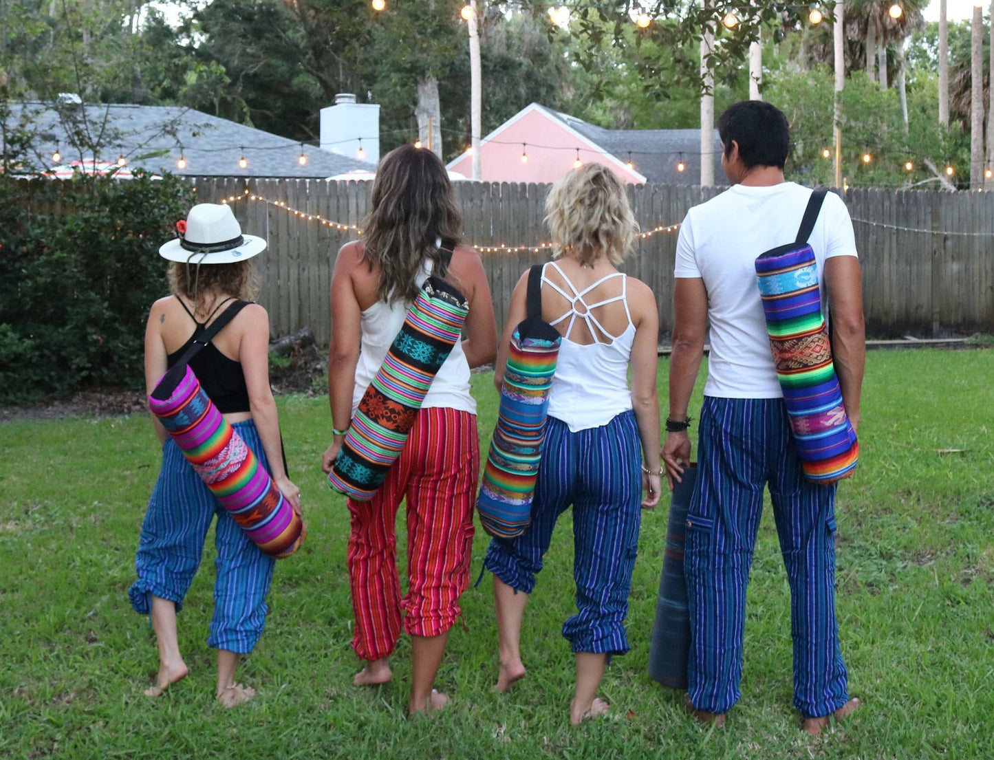 Aqua Yoga Mat bag Handmade