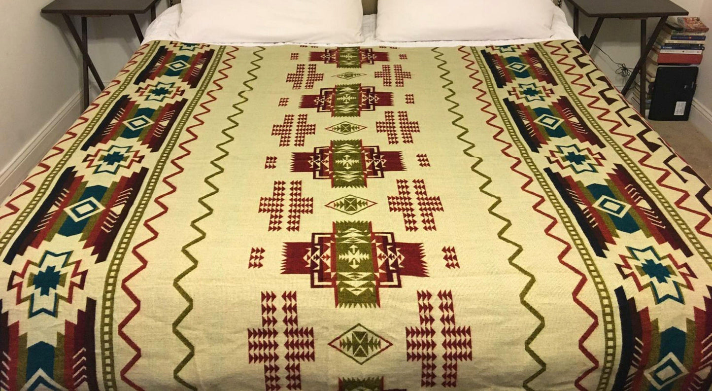 Queen Alpaca Blanket Inti Red