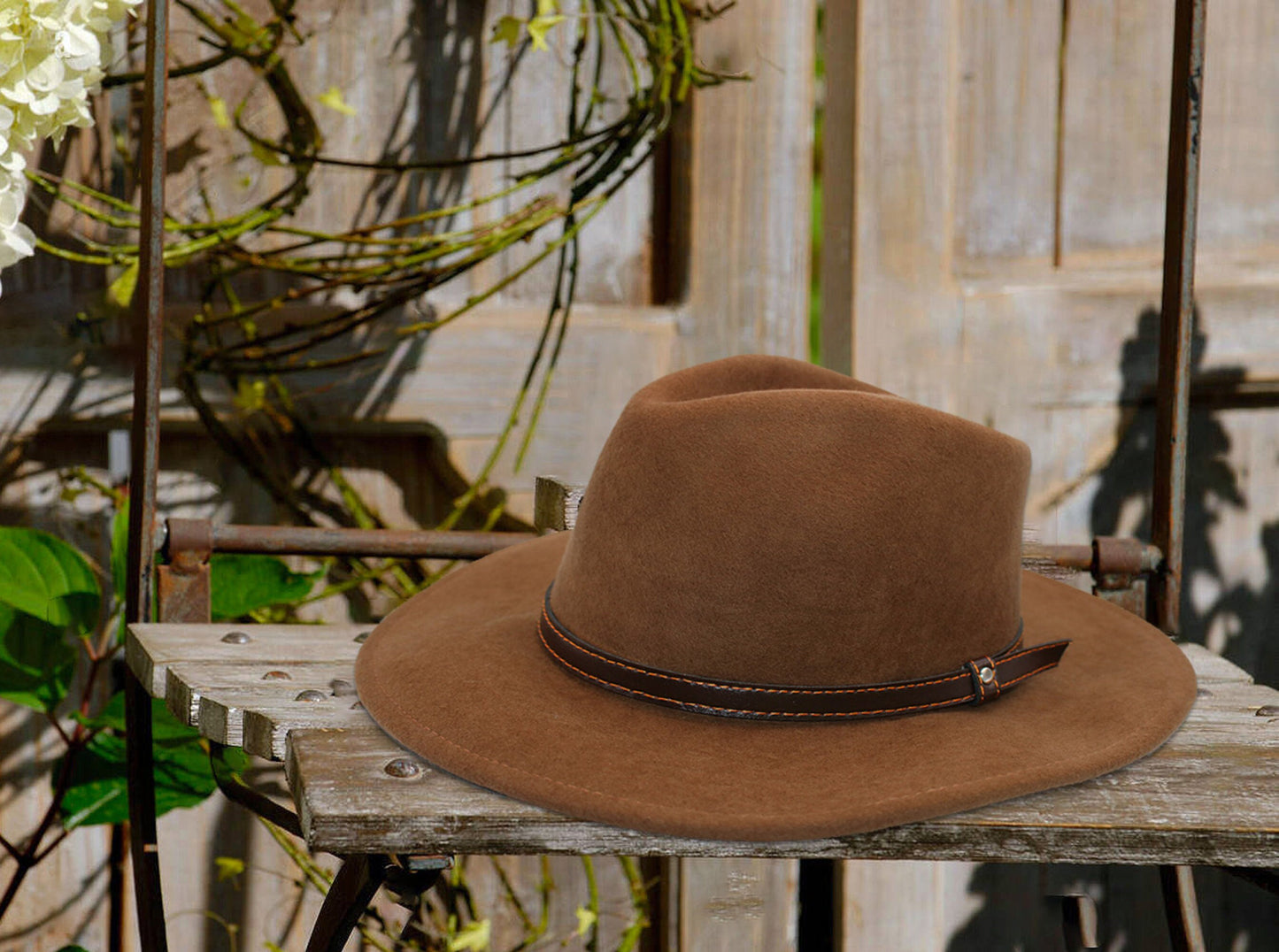 Handcrafted Fedora Felt Hat - Classic Wool, Artisan Elegance by Made By Nativos