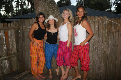 Tangerine Inca pattern yoga pants, view 4 of 6