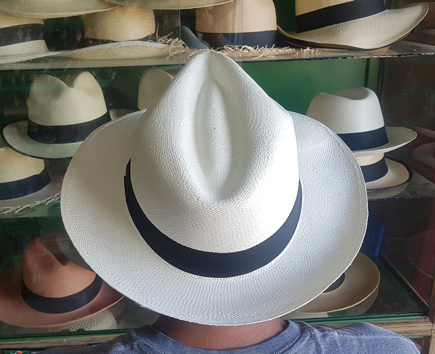 Authentic Panama Hat- Handwoven Toquilla Straw, Timeless Luxury by Made By Nativos (Grade 18)