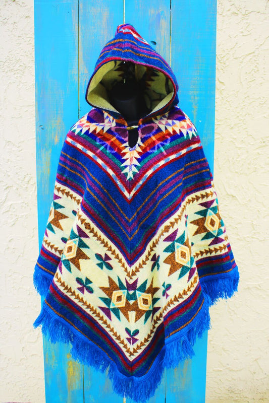 Print Ponchos Handmade in Ecuador