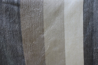 Poncho Alpaca Striped Beige Handmade Boho Soft Tribal Vintage Unique Design