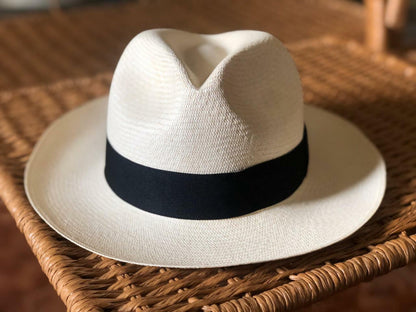 Authentic Panama Hat- Handwoven Toquilla Straw, Timeless Luxury by Made By Nativos (Grade 18)