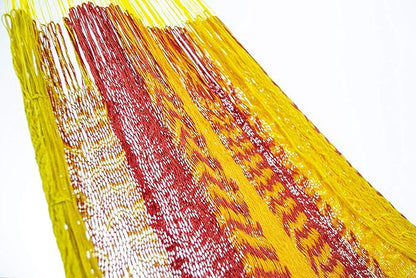 Vibrant Mayan Hammock - Lightweight, Double, Handmade Ultra-Comfy for Outdoor Bliss & Relaxation