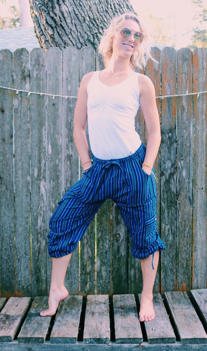 Pantalones de yoga azul oscuro unisex