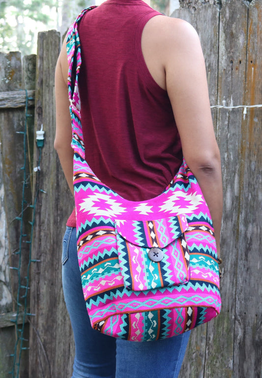 Pink Bottle Bag Crossbody