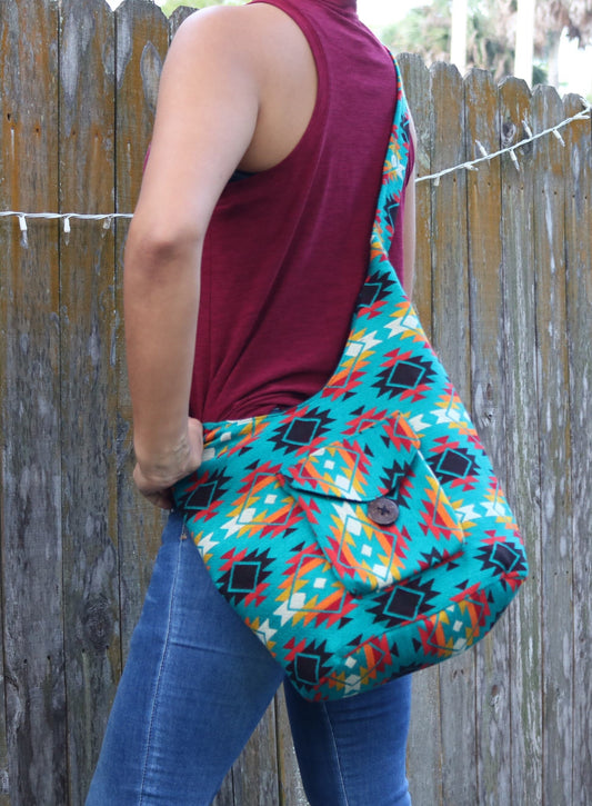 Turquoise Bottle Bag Crossbody