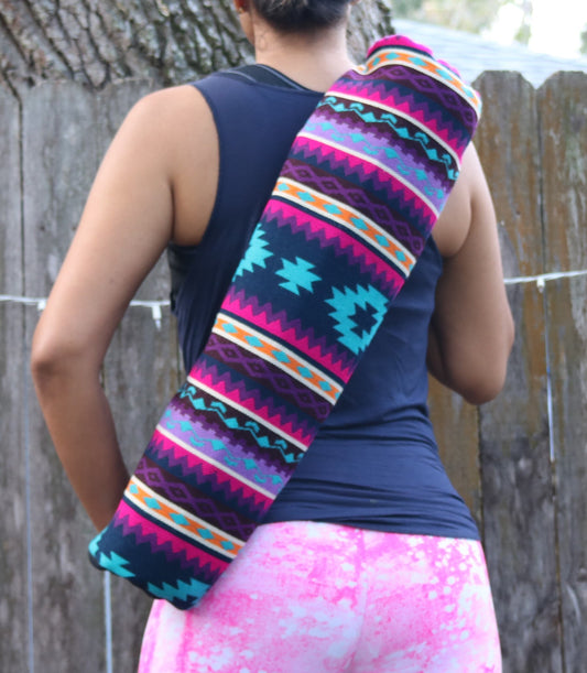 Violet Yoga Mat Bag Handmade