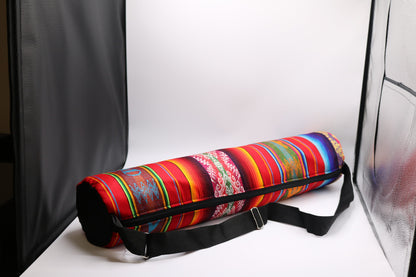 Red Yoga Mat Bag Handmade