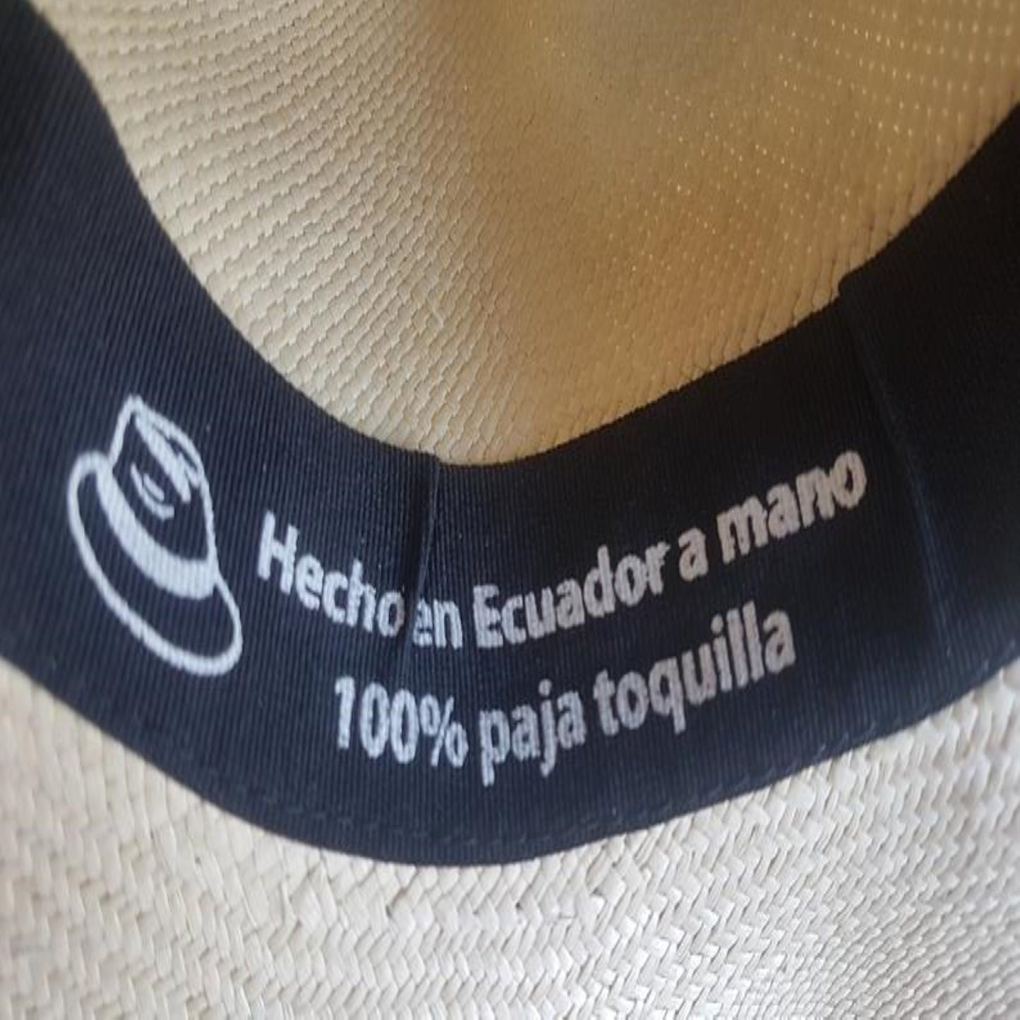 Sombrero Panamá Montecristi Marrón Fino Grado 10 Hecho a mano