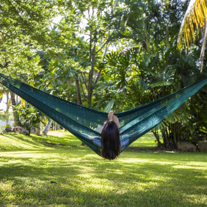 Dark Green Double Hammock Handmade