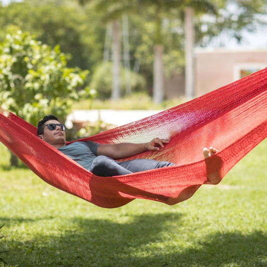 Red Double Hammock Handmade