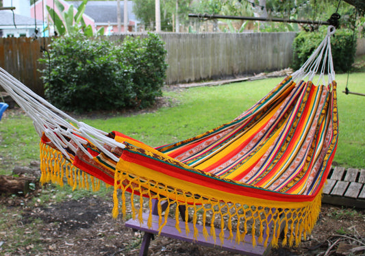 Yellow Double Hammock Handmade