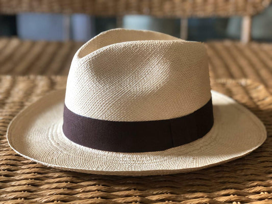 Brown Panama Montecristi Hat Finer Grade 10 Handmade