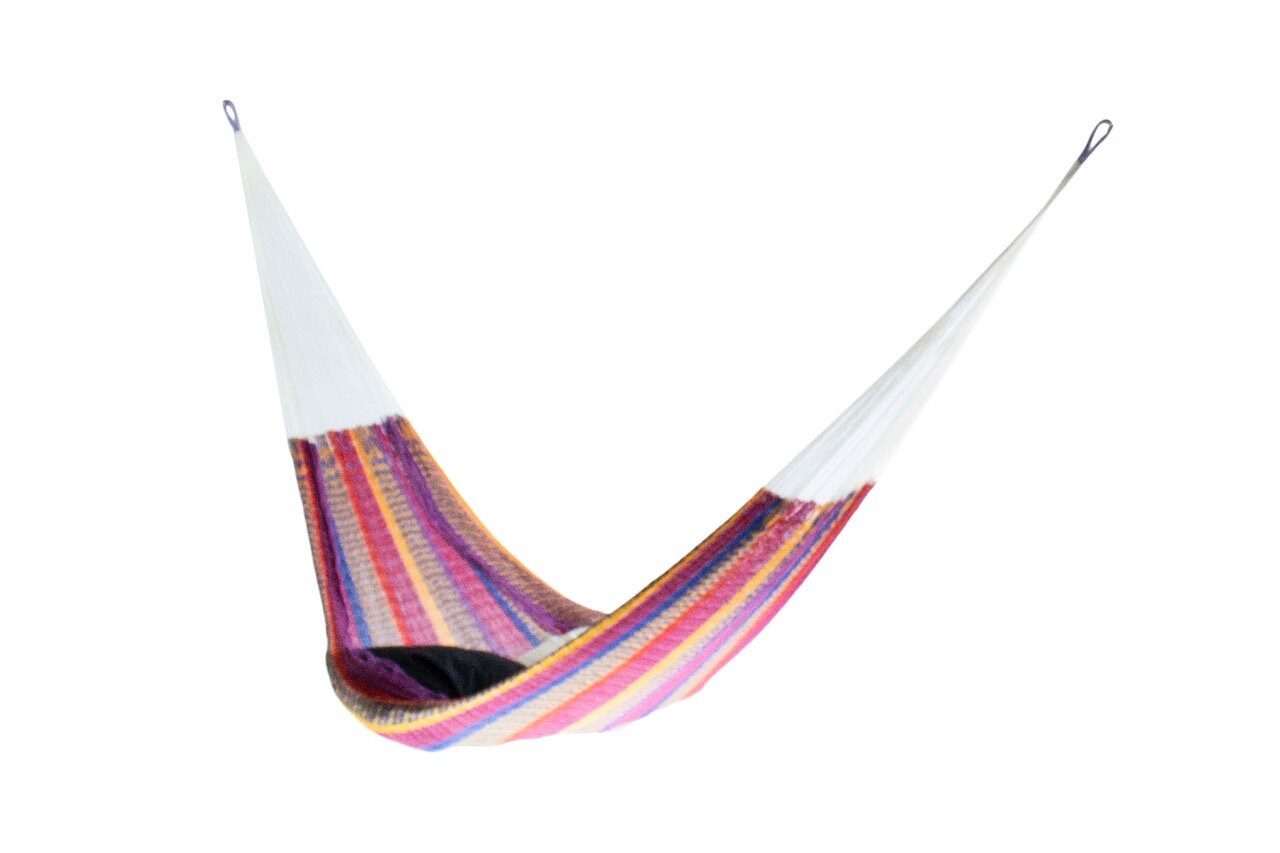 Vibrant Mayan Hammock - Lightweight, Double, Handmade Ultra-Comfy for Outdoor Bliss & Relaxation