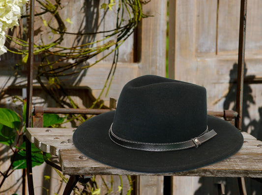 Black Fedora Hat