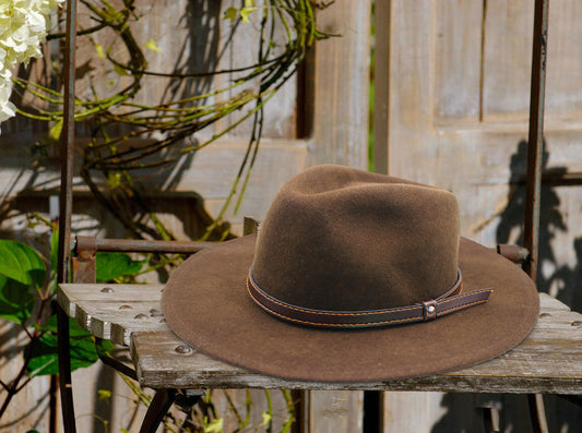 Brown Fedora Hat