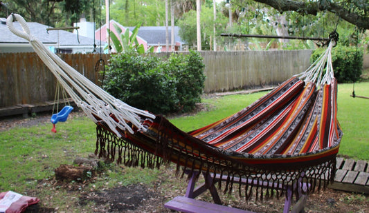 Coffee Double Hammock Handmade